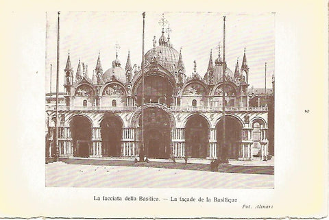 Lamina 157: VENEZIA. Basilica de San Marcos: Fachada