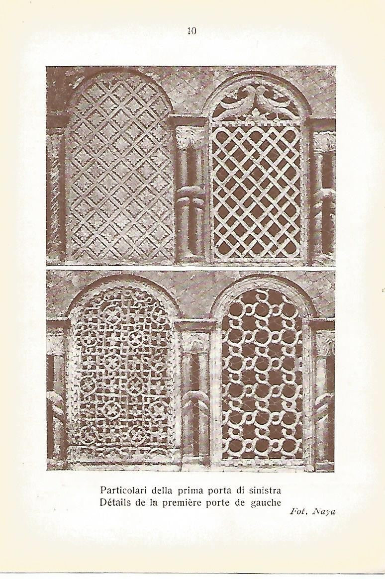 Lamina 161: VENEZIA. Basilica de San Marcos: Detalles de la primera puerta de la izquierda