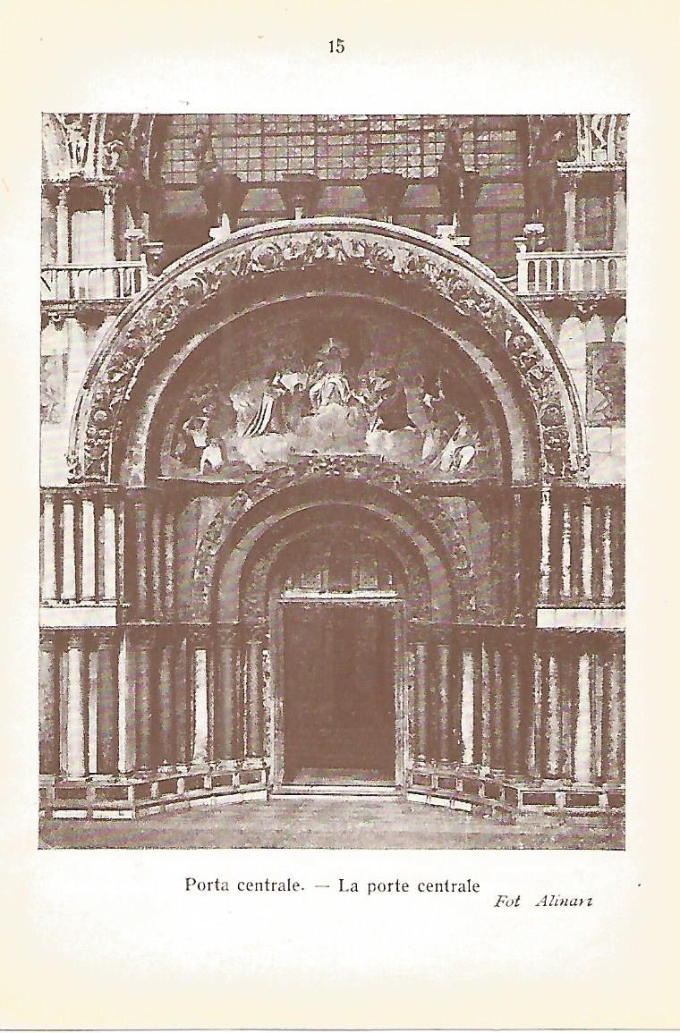 Lamina 164: VENEZIA. Basilica de San Marcos: Puerta central
