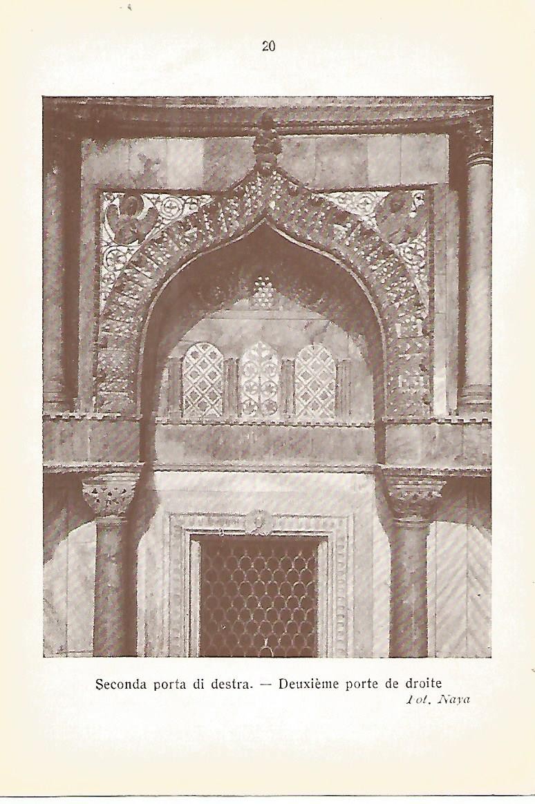 Lamina 166: VENEZIA. Basilica de San Marcos: Segunda puerta de la derecha