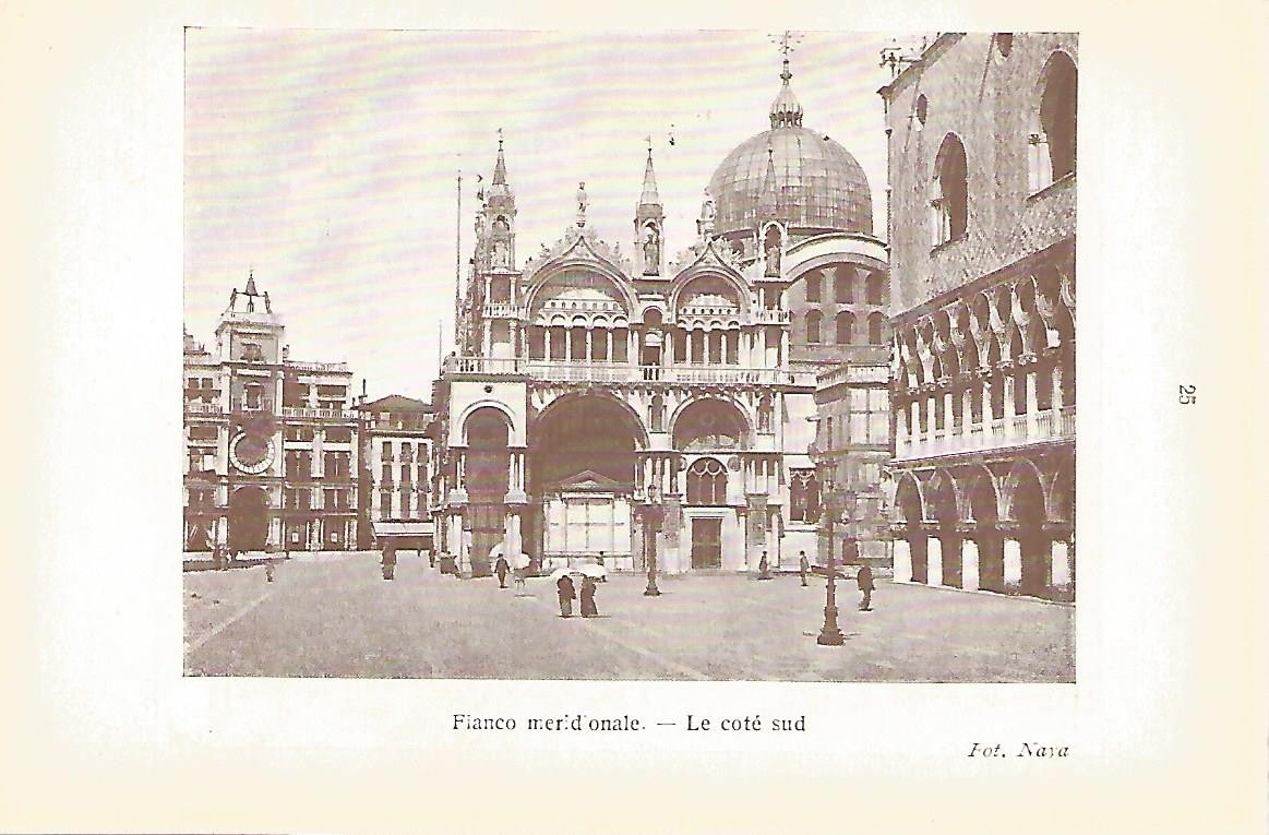 Lamina 169: VENEZIA. Basilica de San Marcos: Vista del lado sur