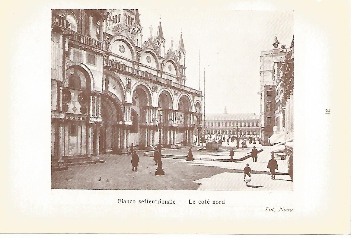 Lamina 172: VENEZIA. Basilica de San Marcos: Vista del lado norte