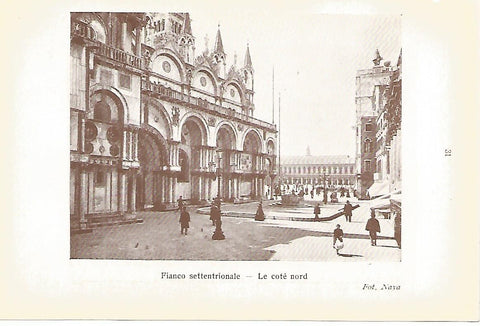 Lamina 172: VENEZIA. Basilica de San Marcos: Vista del lado norte