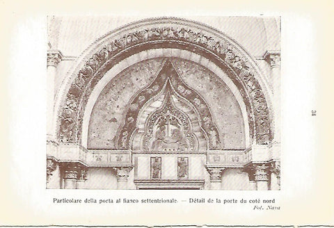 Lamina 173: VENEZIA. Basilica de San Marcos: Detalle de la puerta del norte