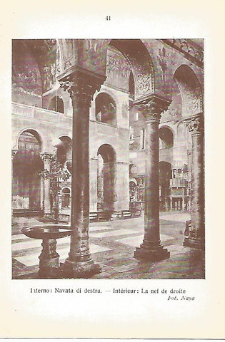 Lamina 177: VENEZIA. Basilica de San Marcos: Nave interior de la derecha