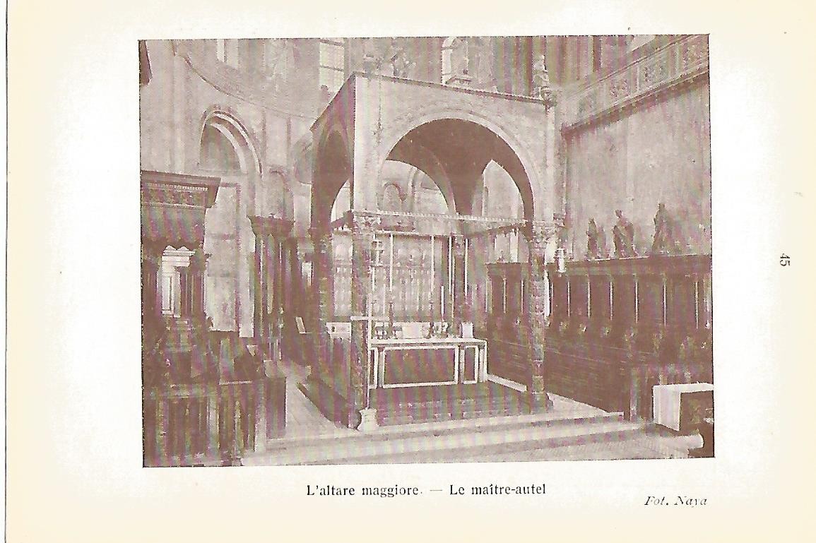 Lamina 179: VENEZIA. Basilica de San Marcos: El Altar Mayor
