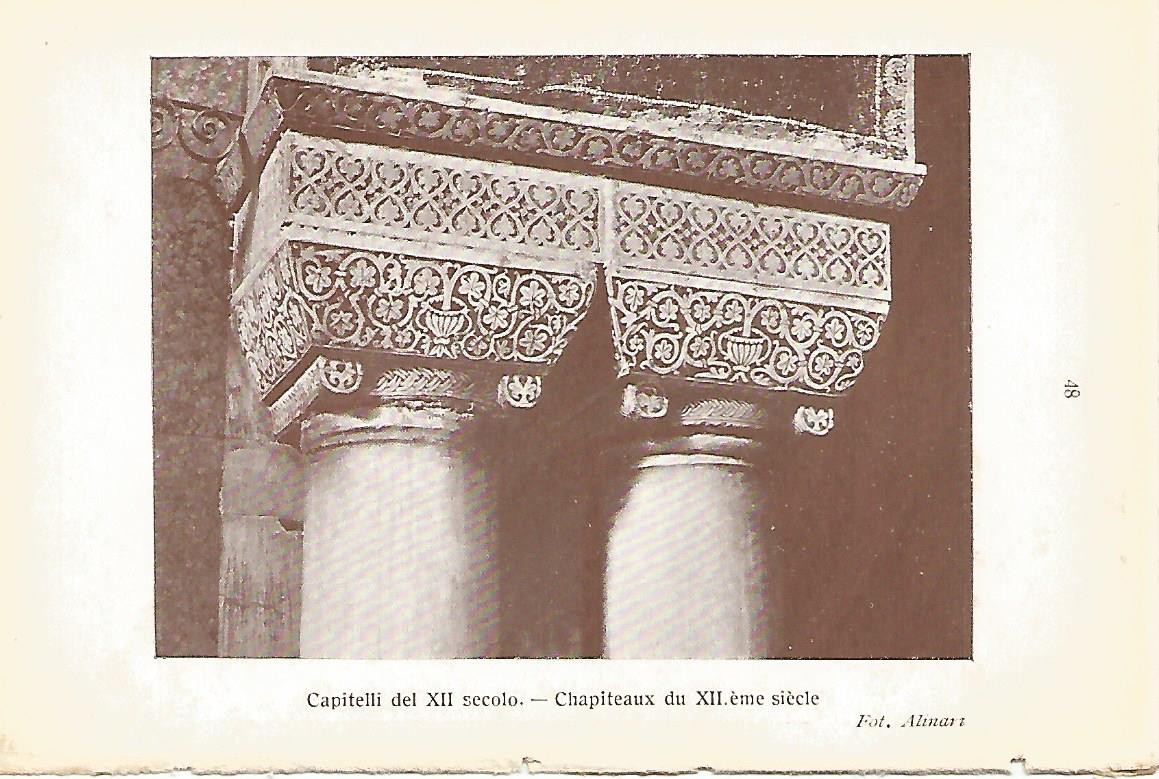 Lamina 180: VENEZIA. Basilica de San Marcos:  Capiteles del siglo XII