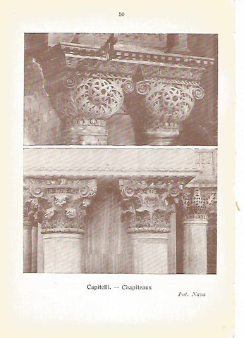 Lamina 181: VENEZIA. Basilica de San Marcos: Capiteles