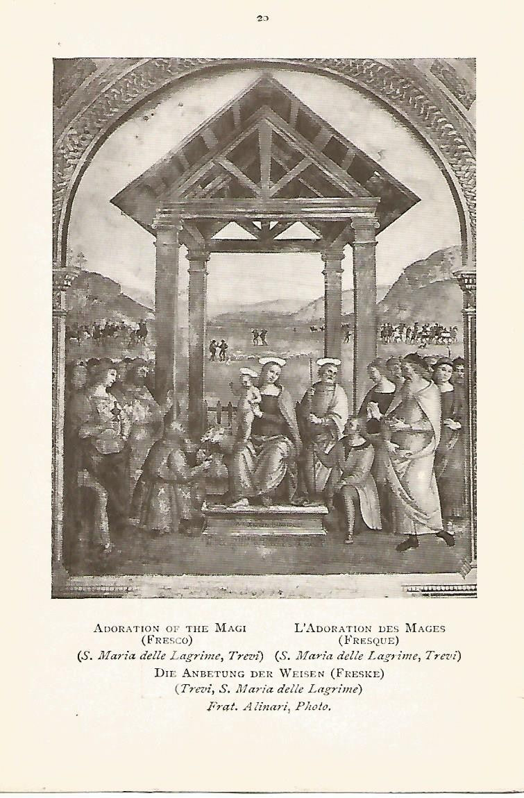 Lamina 197: PERUGINO.  Adoracion de los Reyes Magos
