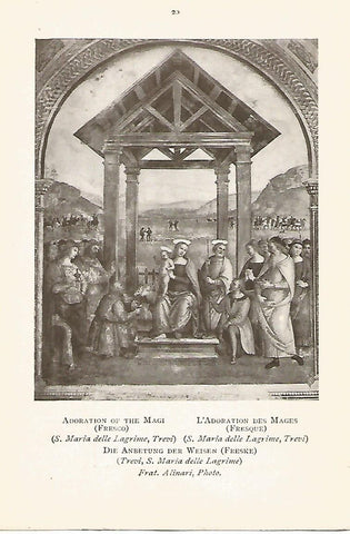 Lamina 197: PERUGINO.  Adoracion de los Reyes Magos