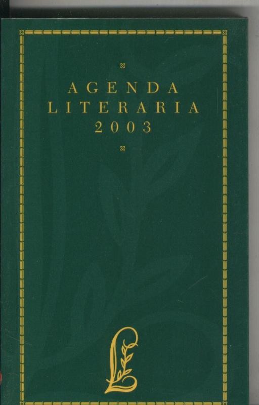 Agenda Literaria 2003