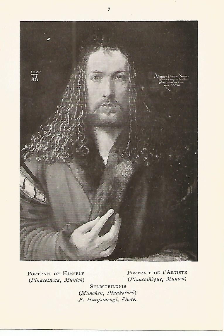 Lamina 315: DURER. Autorretrato
