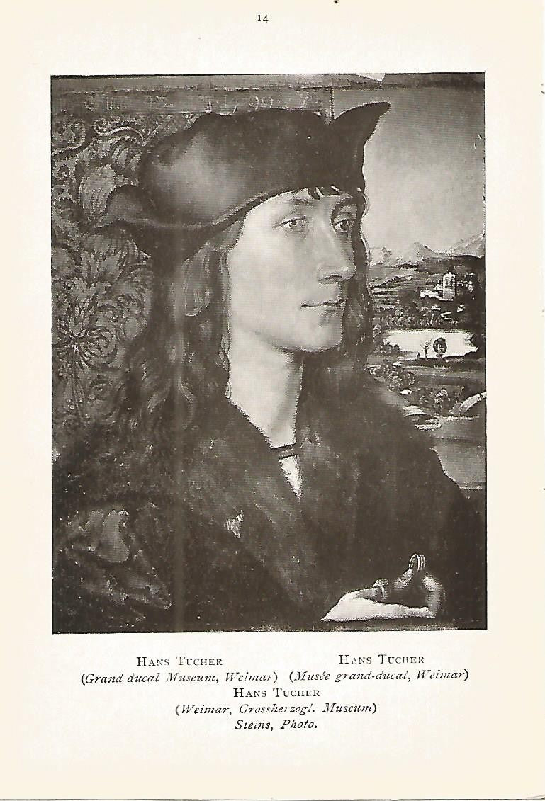 Lamina 318: DURER. Hans Tucher