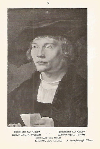 Lamina 323: DURER. Bernard Van Orley