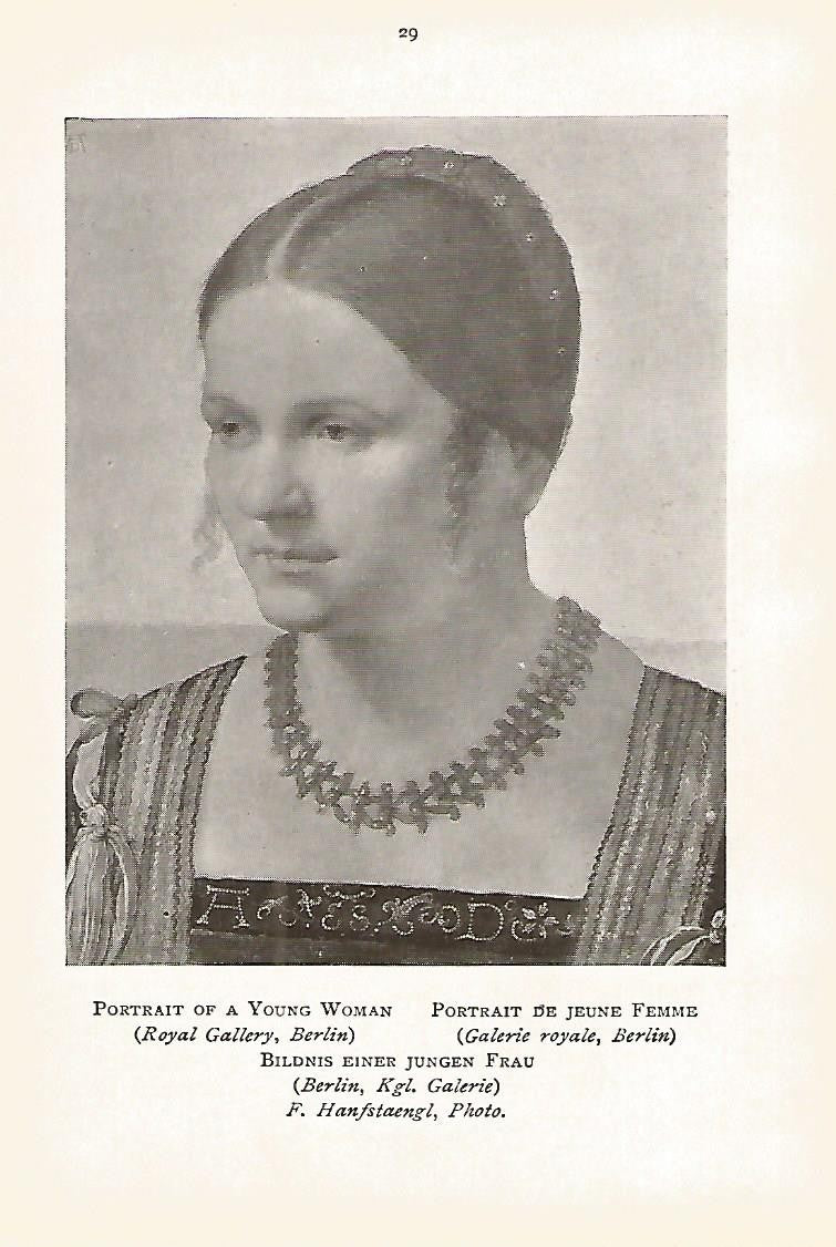 Lamina 326: DURER. Retrato de una mujer joven