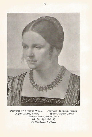 Lamina 326: DURER. Retrato de una mujer joven
