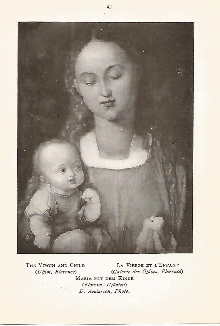 Lamina 334: DURER. La Virgen y el Niño