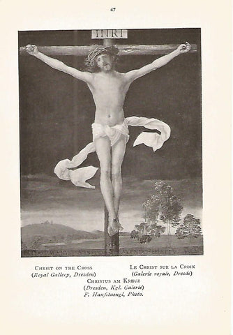Lamina 335: DURER. Cristo en la cruz