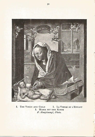 Lamina 336: DURER. La Virgen y el Niño