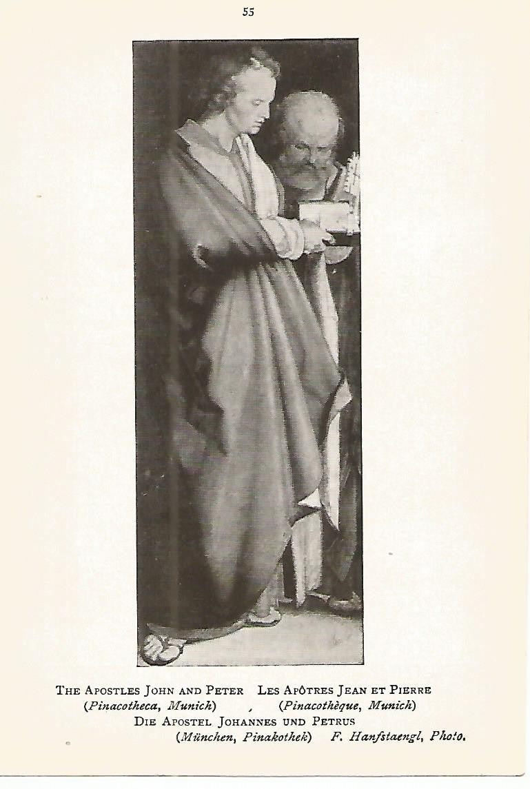 Lamina 339: DURER. Los Apostoles Juan y Pedro