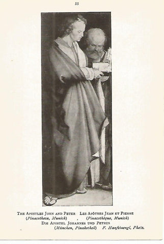 Lamina 339: DURER. Los Apostoles Juan y Pedro