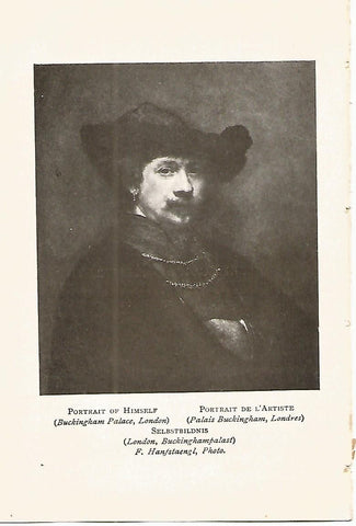 Lamina 344: REMBRANDT. Autorretato