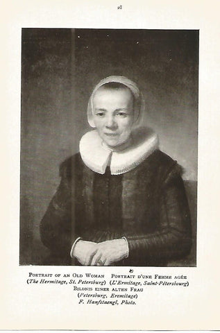 Lamina 356: REMBRAND. Retrato de una mujer joven