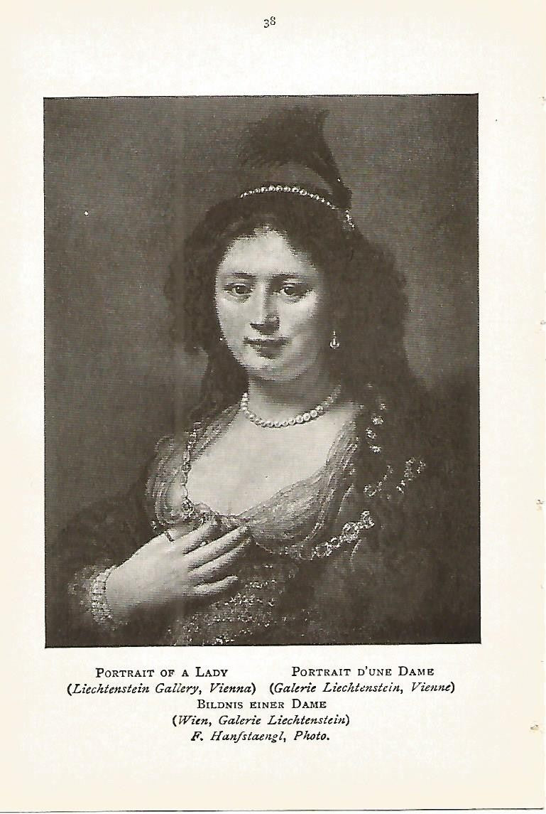 Lamina 361: REMBRAND. Retrato de una dama