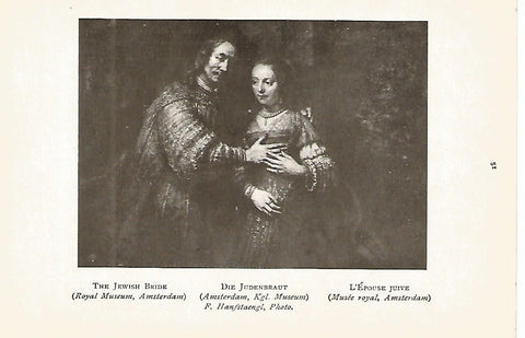 Lamina 368: REMBRAND. Matrimonio judio