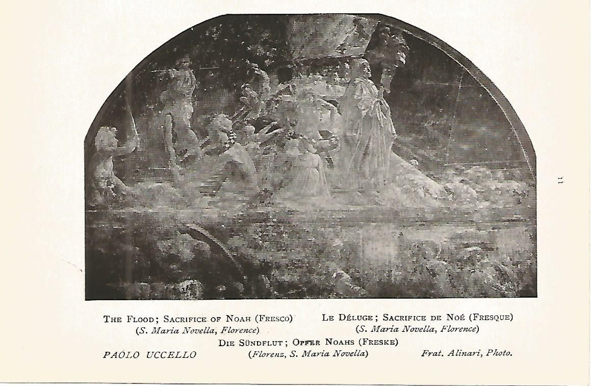 Lamina 379: UCCELLO. El sacrificio de Noe