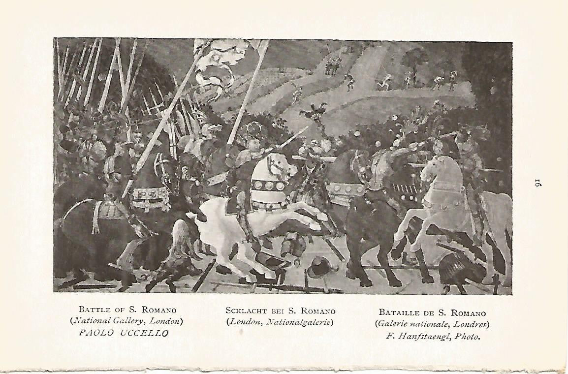 Lamina 381: UCCELLO. Batalla de San Romano