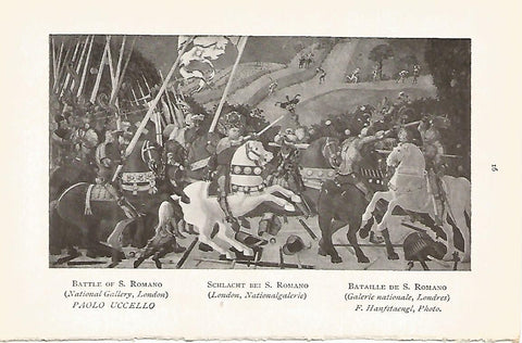 Lamina 381: UCCELLO. Batalla de San Romano