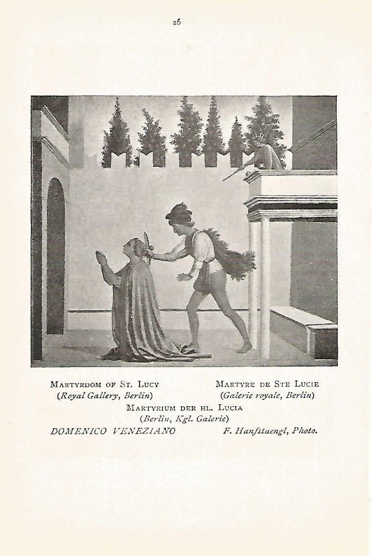 Lamina 386: VENEZIANO. Martirio de Santa Lucia