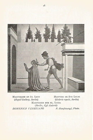 Lamina 386: VENEZIANO. Martirio de Santa Lucia