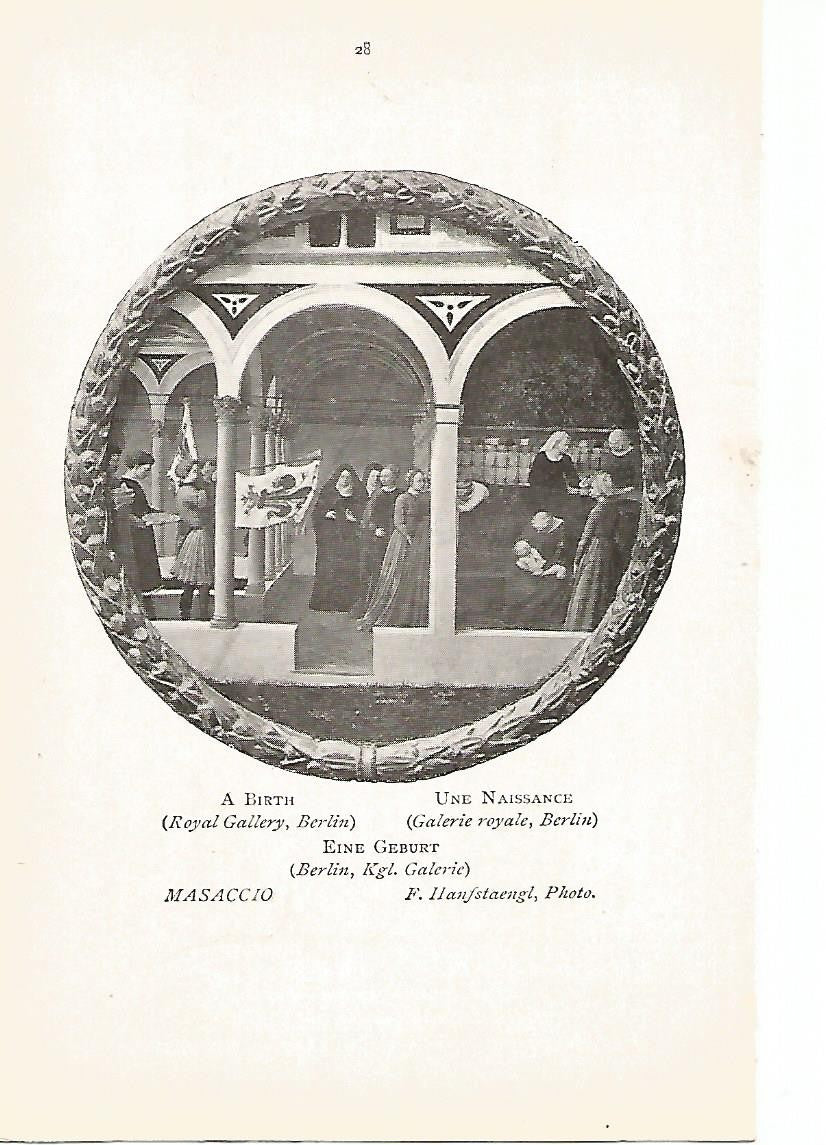 Lamina 387: MASACCIO. El nacimiento