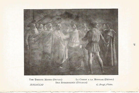 Lamina 389: MASACCIO.  El tributo (detalle)