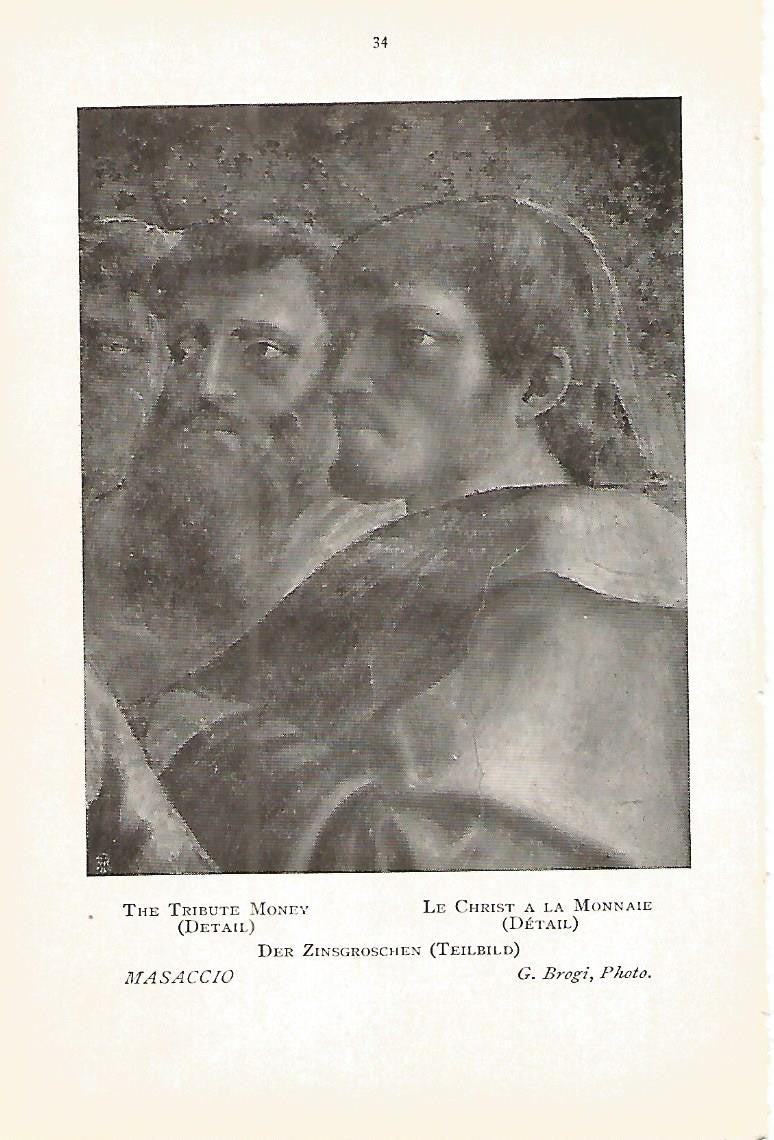 Lamina 390: MASACCIO. El tributo (detalle)