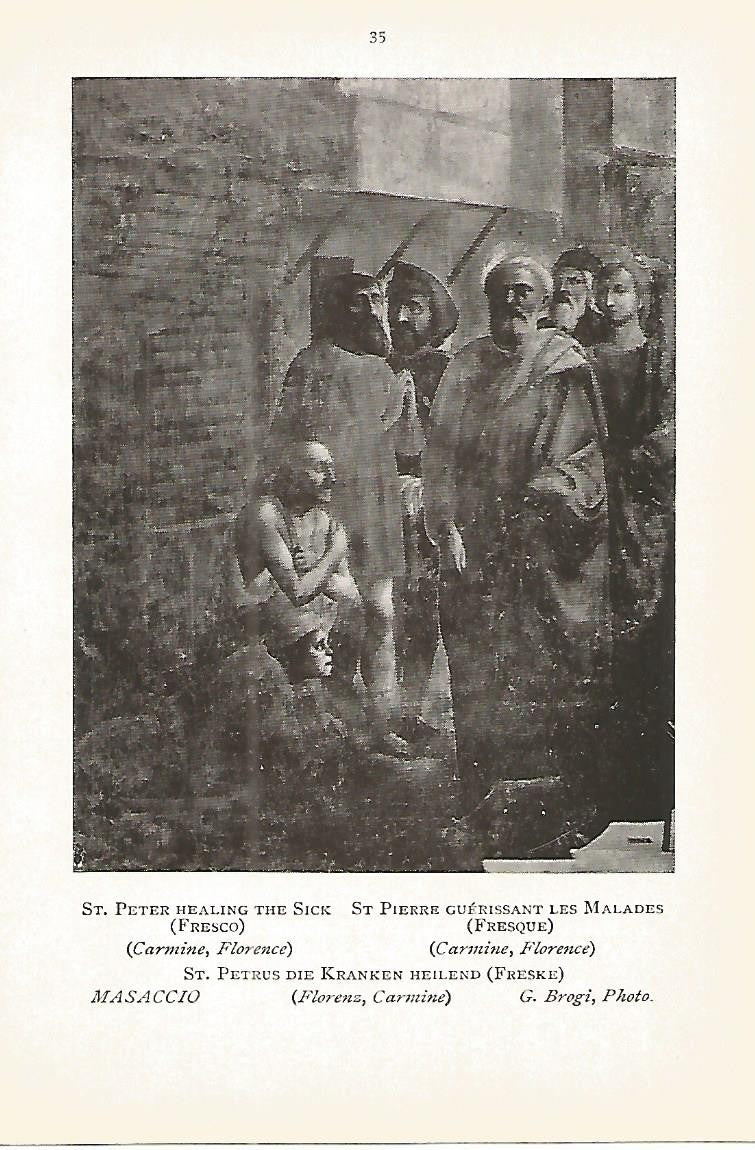 Lamina 391: MASACCIO. San Pedro curando a los enfermos