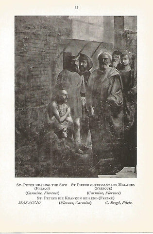 Lamina 391: MASACCIO. San Pedro curando a los enfermos