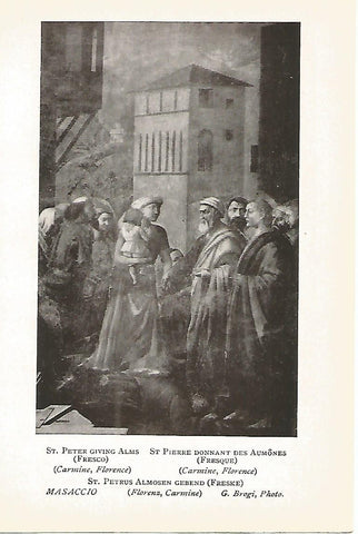 Lamina 392: MASACCIO. San Pedro salvando almas