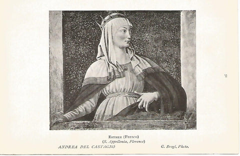 Lamina 399: ANDREA DEL CASTAGNO. Esther