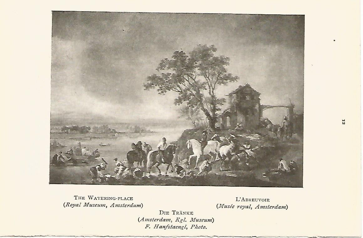 Lamina 410: WOUWERMAN.  El abrevadero