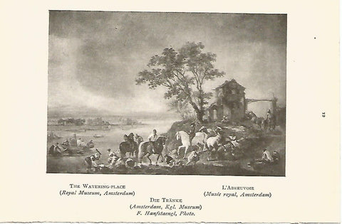 Lamina 410: WOUWERMAN.  El abrevadero