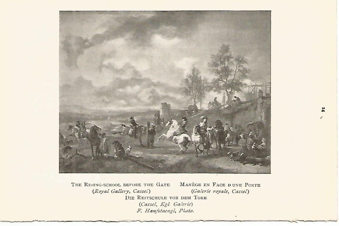 Lamina 411: WOUWERMAN. La puerta de la escuela de equitacion