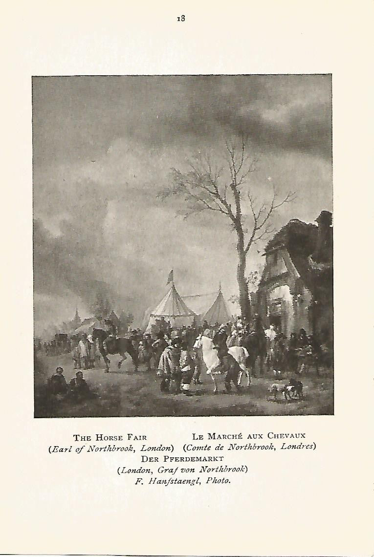 Lamina 413: WOUWERMAN. Mercado de caballos