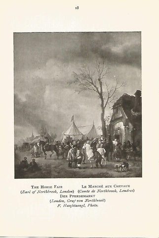 Lamina 413: WOUWERMAN. Mercado de caballos