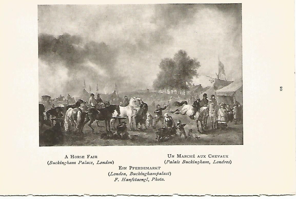 Lamina 414: WOUWERMAN. Mercado de caballos