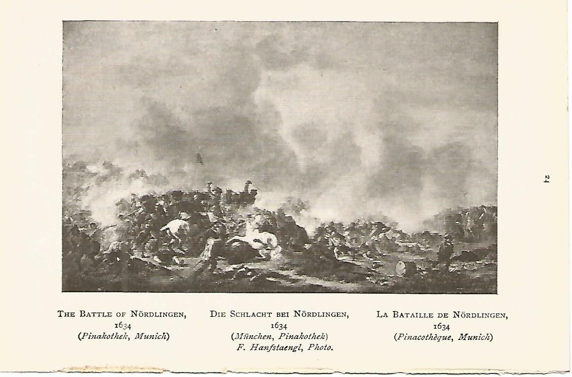 Lamina 416: WOUWERMAN. La Batalla de Nordlingen. 1634