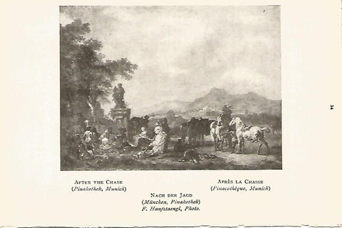Lamina 421: WOUWERMAN. Despues de la caceria