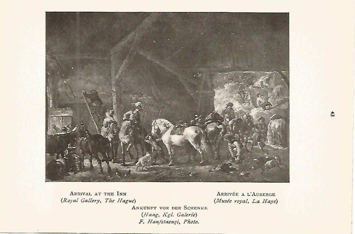 Lamina 426: WOUWERMAN. Llegada a la posada